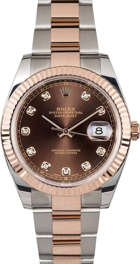 rolex datejust 41 everose gold fluted bezel men's watch 126331|rolex datejust 41 oyster.